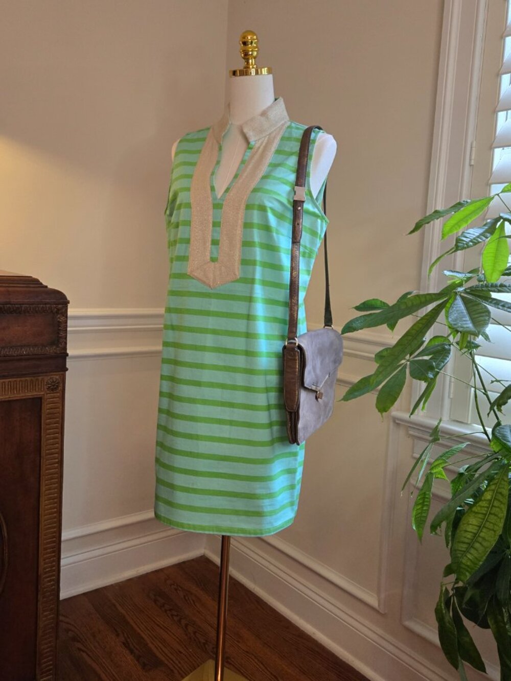 STS Sail to Sable Stripe Sleeveless Tunic Dress